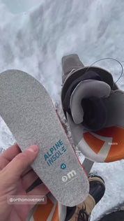 Video of Alpine insole in ski boot
